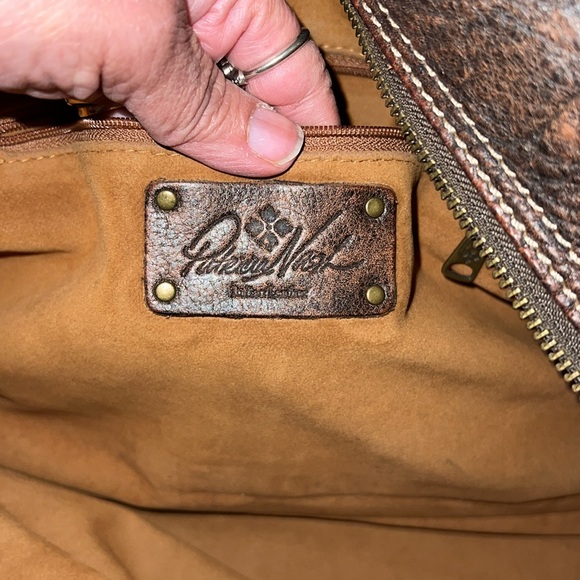 Patricia Nash Ergo satchel with metal studded detail. - Picture 10 of 14